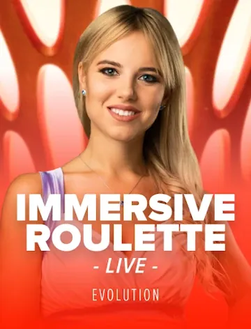 Live tafel Immersive Roulette (Evolution) bij Casino Lizaro